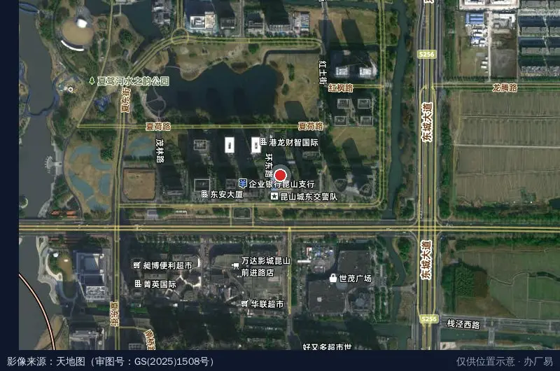 科技广场卫星位置示意图