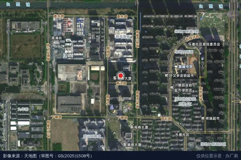 中环时代2号辅楼卫星位置示意图