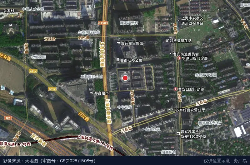 中宇广场A区卫星位置示意图