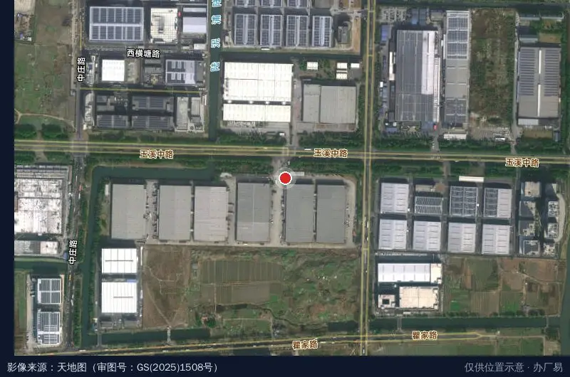好孩子电子商务物统园卫星位置示意图