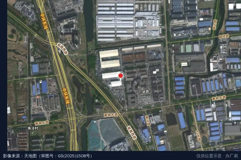 仓储区-2幢卫星位置示意图