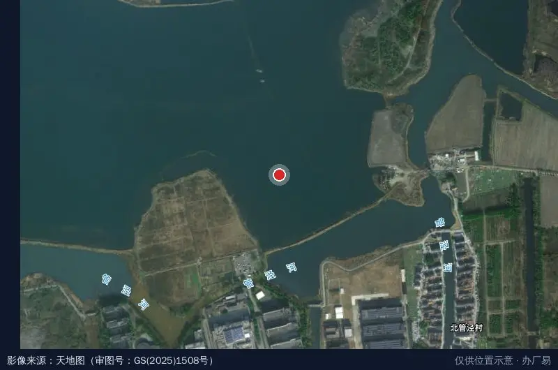 正崴集团昆山科技园卫星位置示意图