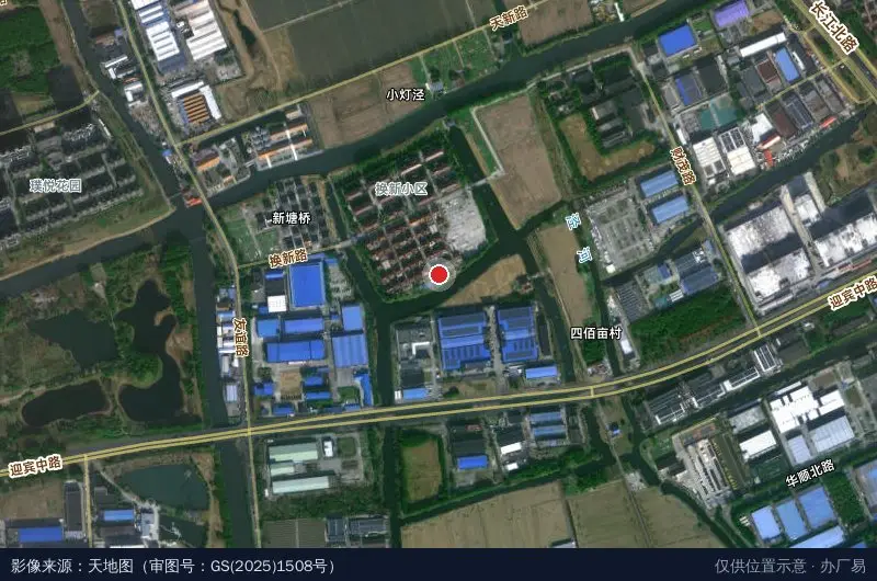 申凌科技园卫星位置示意图