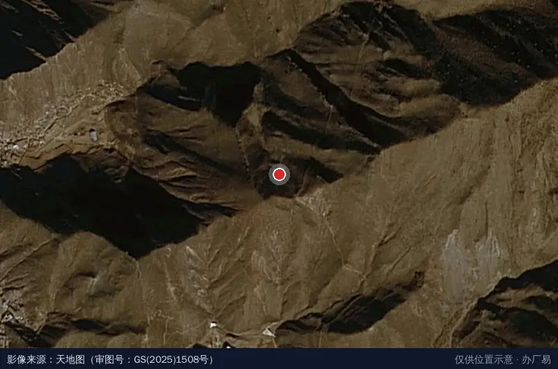 昌都佳博家居物流园卫星位置示意图