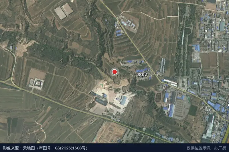 董家河工业园卫星位置示意图