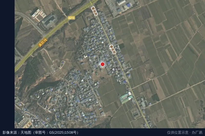 耀州区大数据产业园卫星位置示意图
