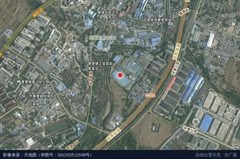 耀瓷文化产业园卫星位置示意图