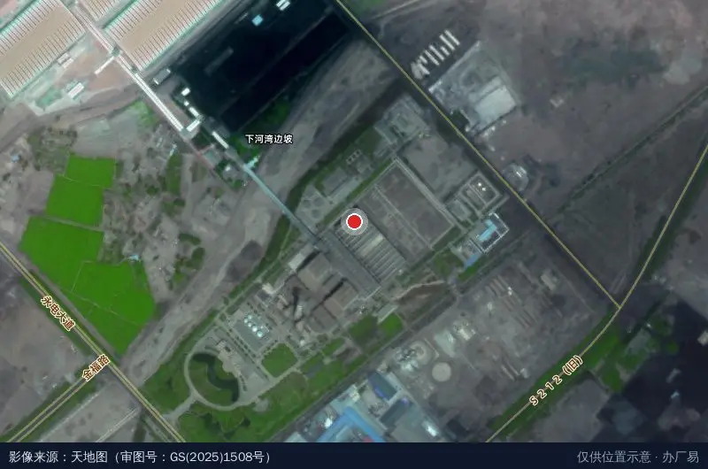 永昌工业园区卫星位置示意图