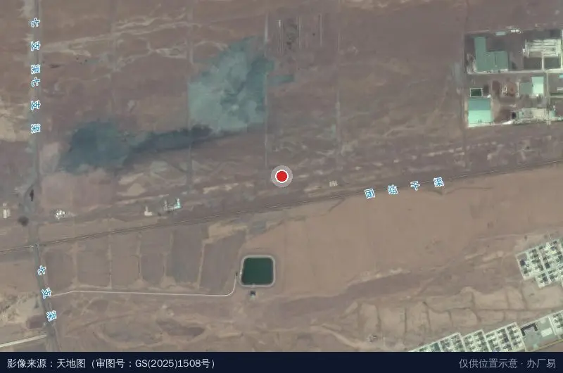 甘肃弘顺农牧产业园卫星位置示意图