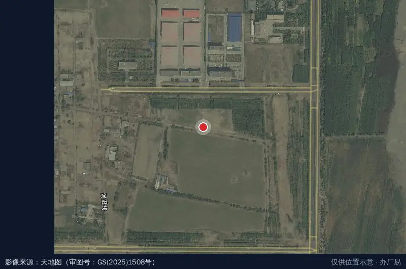丝路云谷产业园一期卫星位置示意图