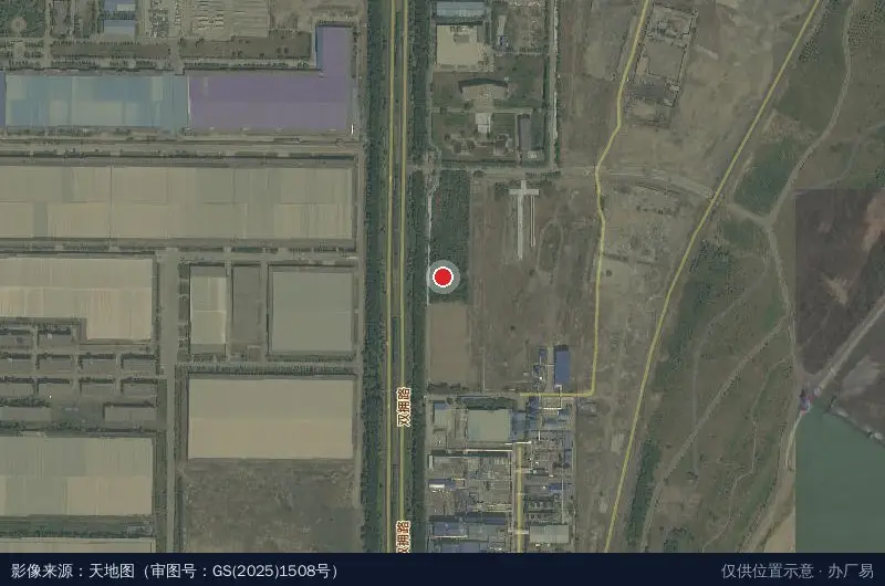 石河子开发区纺织产业园北区卫星位置示意图