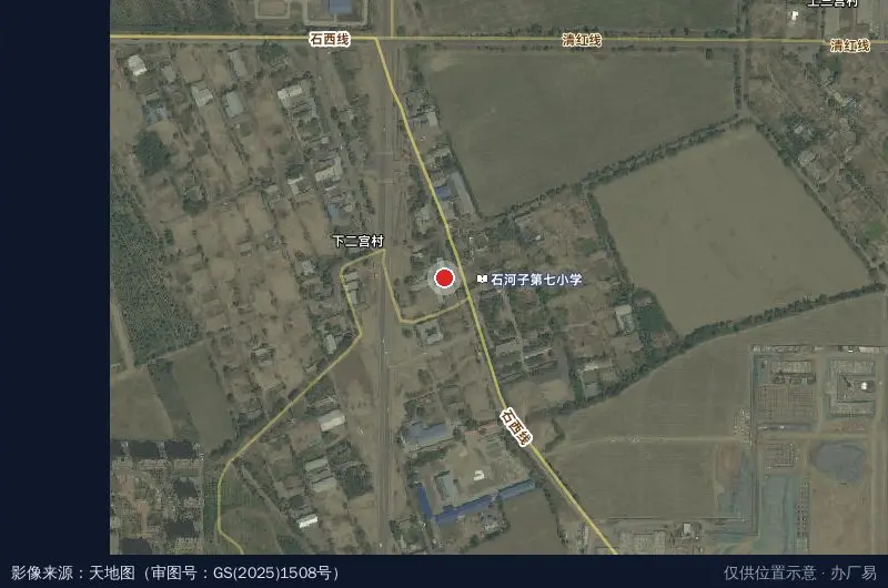 吉味斋宴会厅卫星位置示意图