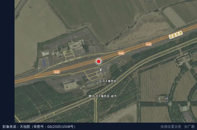 新疆绿润天成环境检测有限公司卫星位置示意图