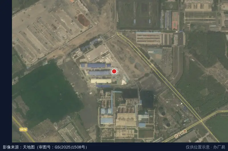 石河子市华都仓储加工物流园卫星位置示意图