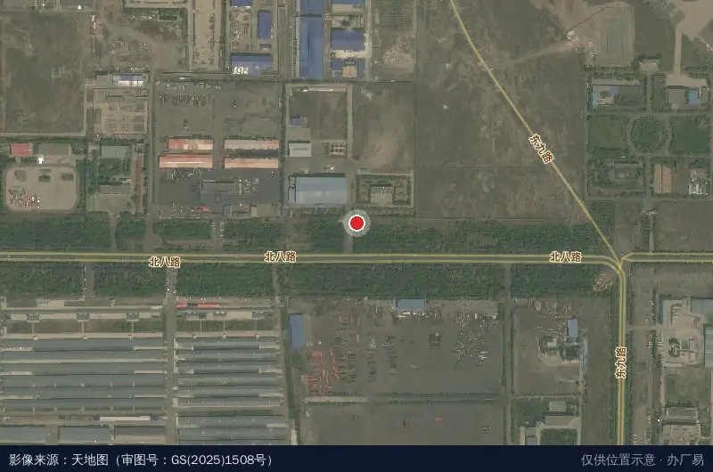 中小企业创业孵化园卫星位置示意图