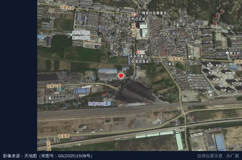 经济技术开发区社棠工业园区卫星位置示意图