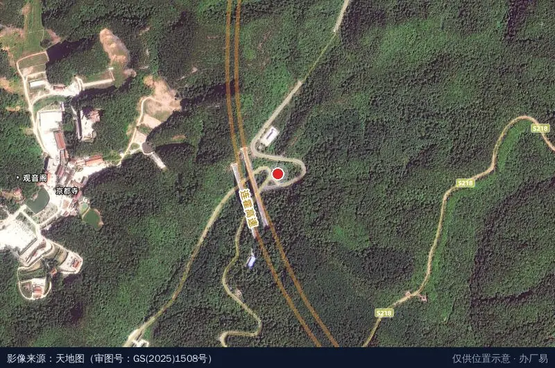天水丝绸之路旅游文化产业园卫星位置示意图