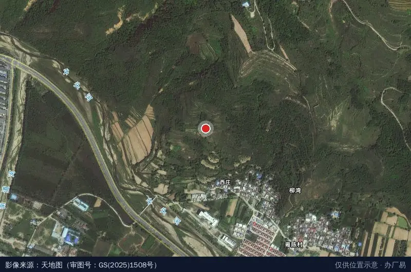 世纪鑫源清水数字经济产业园卫星位置示意图