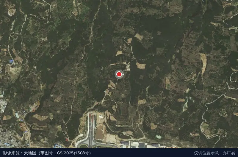 天水融媒数字产业基地卫星位置示意图