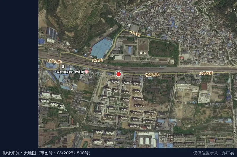 万达公司卫星位置示意图