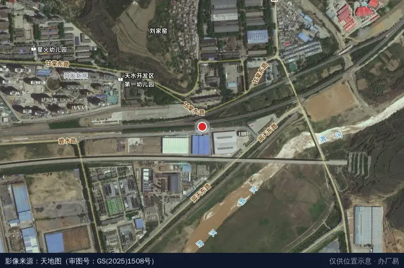 高盛纺织卫星位置示意图