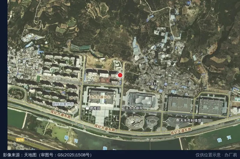 建工物流园卫星位置示意图