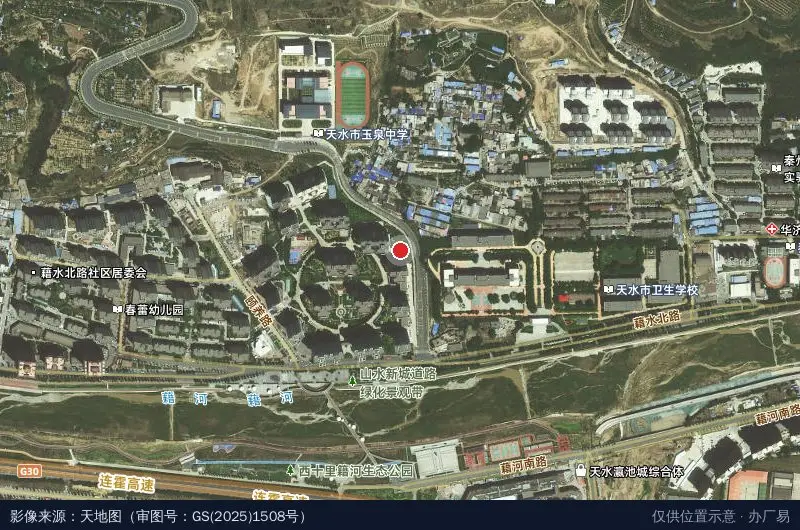 华天电子科技园卫星位置示意图