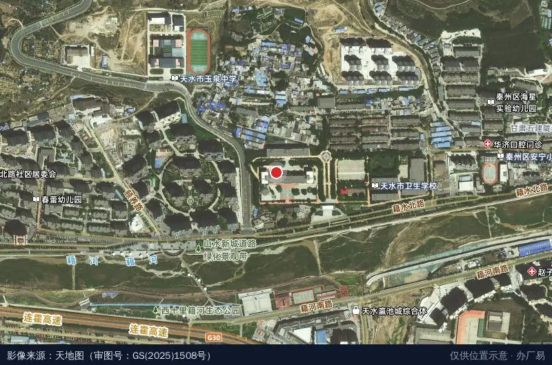 天水华天科技股份有限公司卫星位置示意图