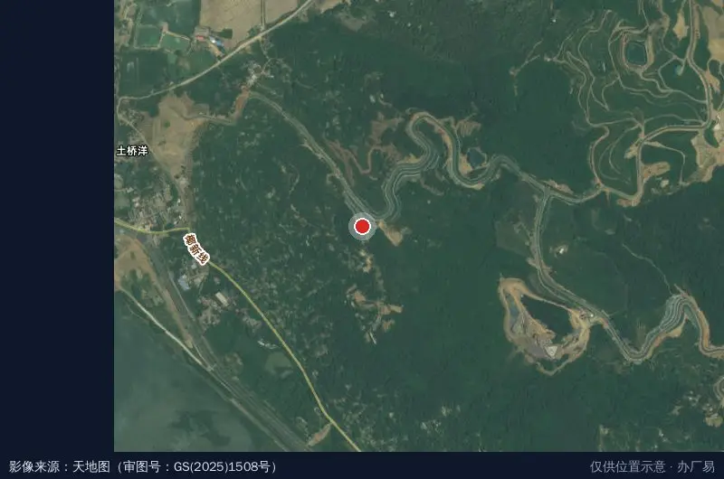 顺丰速运(扇园坡路店)卫星位置示意图