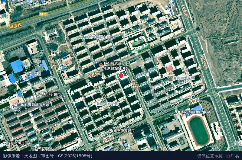 双创产业园-东北门卫星位置示意图