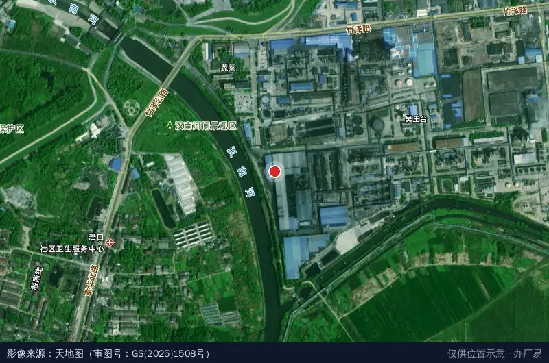 经济开发区卫星位置示意图
