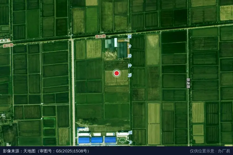 湖北省绿亿园食品科技有限公司卫星位置示意图