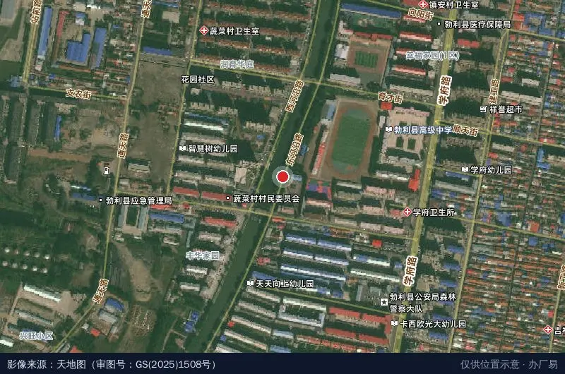 黑龙江省勃陶实业有限公司陶瓷文化产业园卫星位置示意图