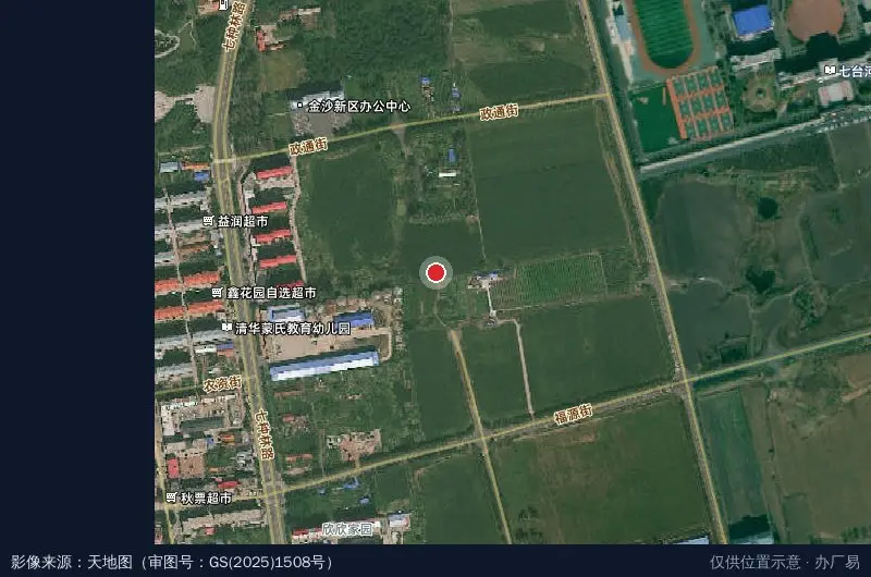 经济开发区聚之鸿汽车养护中心卫星位置示意图