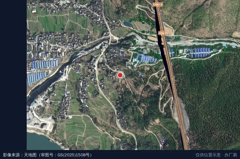 迪庆藏族自治州经济开发区中心养老院卫星位置示意图