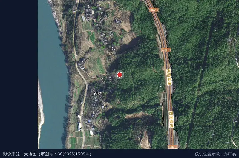 迪庆经济开发区依水客栈卫星位置示意图