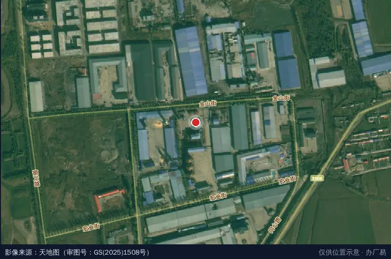 宝清县工业园区卫星位置示意图