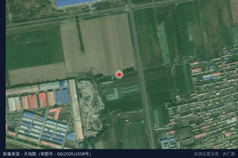 双鸭山市经济开发区科技创新中心卫星位置示意图