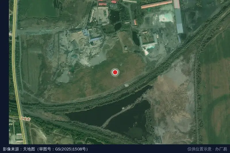 双鸭山市经济技术开发区农村工作服务中心卫星位置示意图