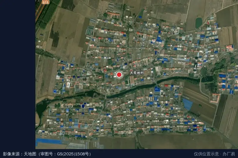 灯塔市铁西工业园卫星位置示意图