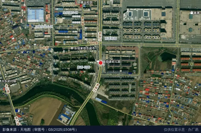丰帝工业园-东1门卫星位置示意图