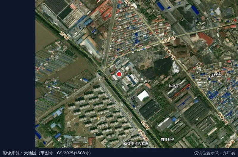 北园新区卫星位置示意图