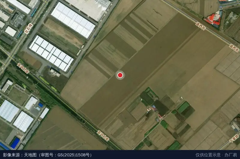 辽阳博通科技园卫星位置示意图
