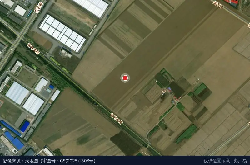辽阳博通科技园-西南门卫星位置示意图