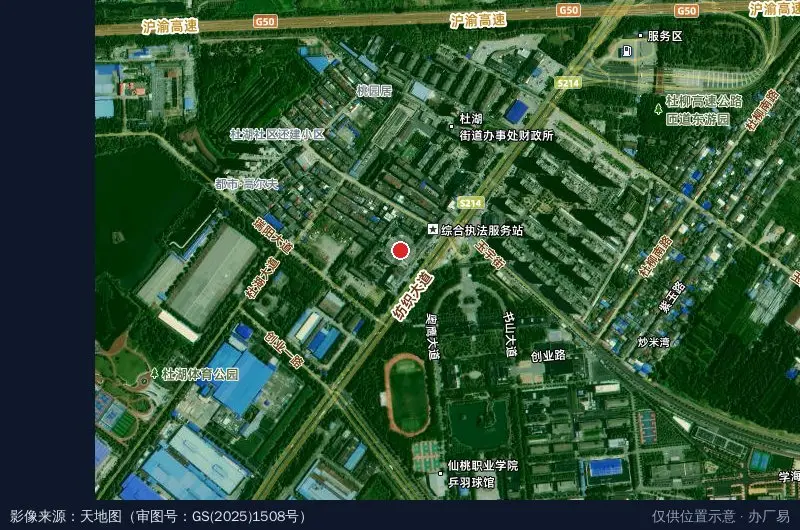 旺旺集团湖北仙桃旺旺工业园区卫星位置示意图
