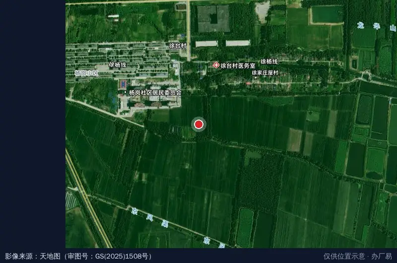 杨岗工业园湖北伊电缘科技有限公司卫星位置示意图