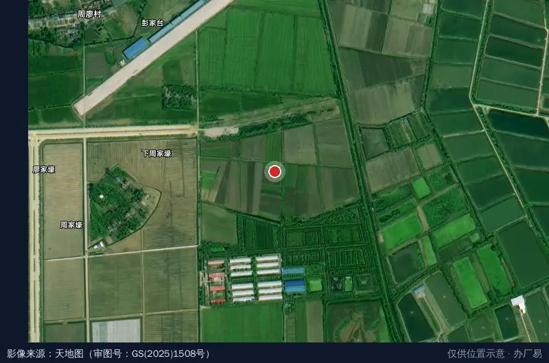 仙桃市数字经济产业园卫星位置示意图
