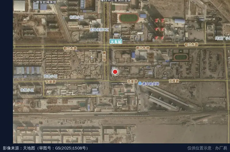 陶哈路口卫星位置示意图