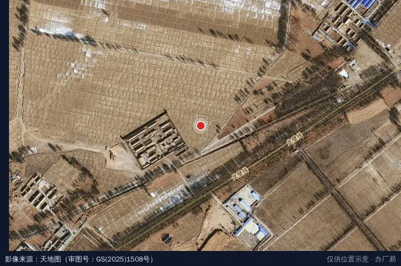 德令哈光伏光热产业园卫星位置示意图