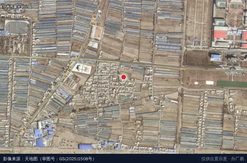 格尔木昆仑经济技术开发区卫星位置示意图